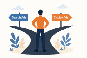 Google search vs google display